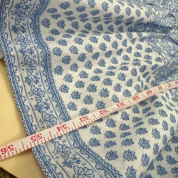 Pia Rossini Blue White Bohemian Summer Maxi Dress Cover Up - Picture 7 of 8